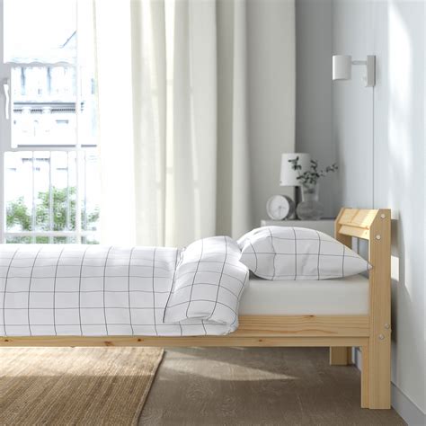 Neiden bed frame - Shop Bed frame, NEIDEN, pine, 140x200 cm at IKEA · 365 days return policy · Delivered at home or pick up from € 3.99. IKEA, World of Ideas. NEIDEN Bed frame, pine, 140x200 cm The natural solid wood is beautiful as it is or you can make it more personal by staining, painting or waxing it. 